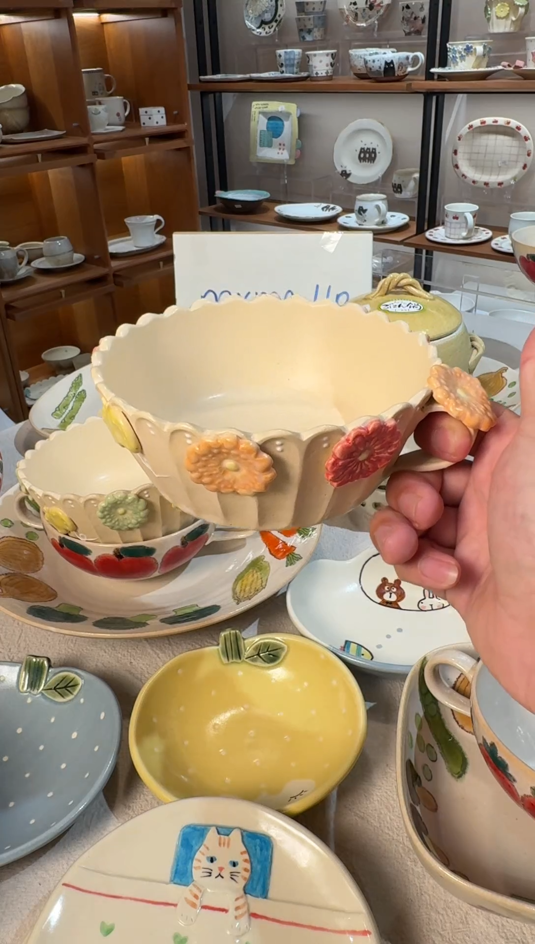 陶日本作家器陶瓷手作器物野惠工坊汤杯碗