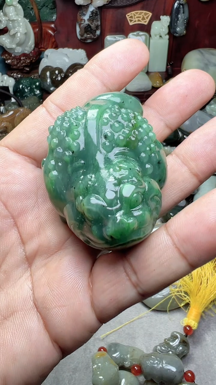 和田玉未镶嵌把件0