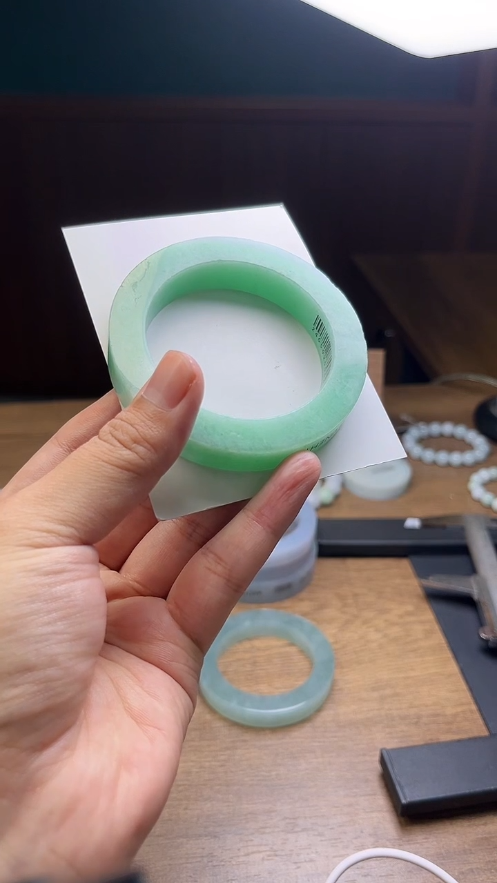 未镶嵌手镯定制翡翠生*片定制