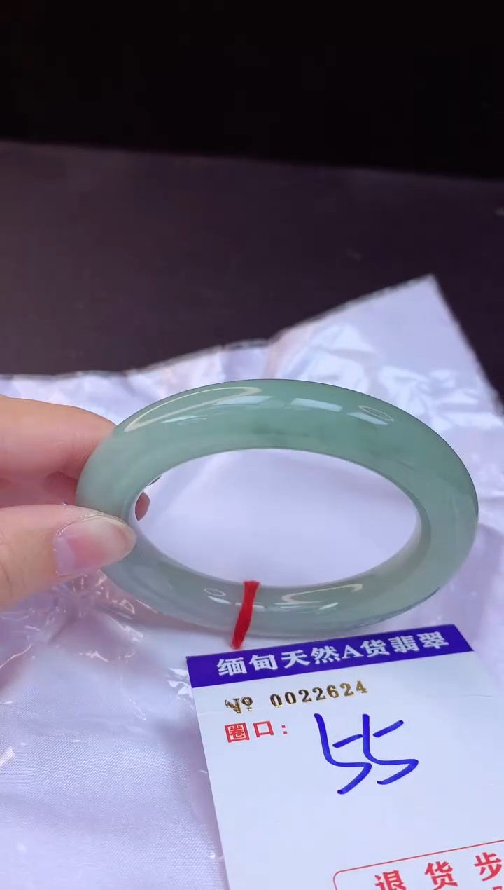 【闪购商品】翡翠手镯未镶嵌55+             