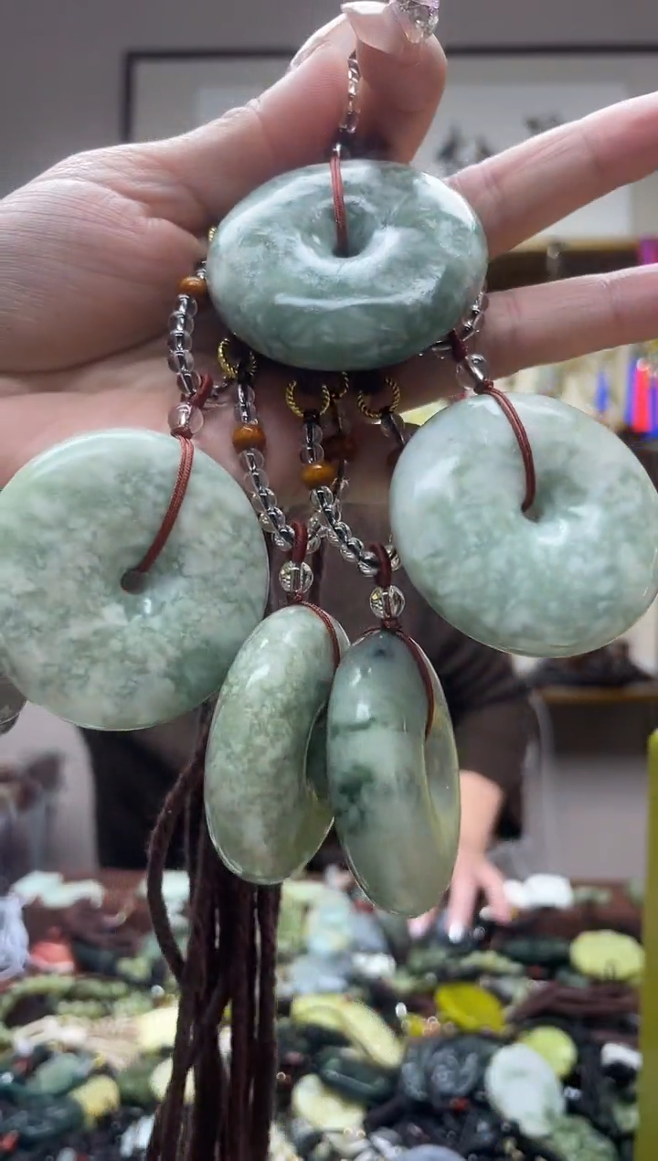 未镶嵌岫玉吊坠多样性发货拍一发一