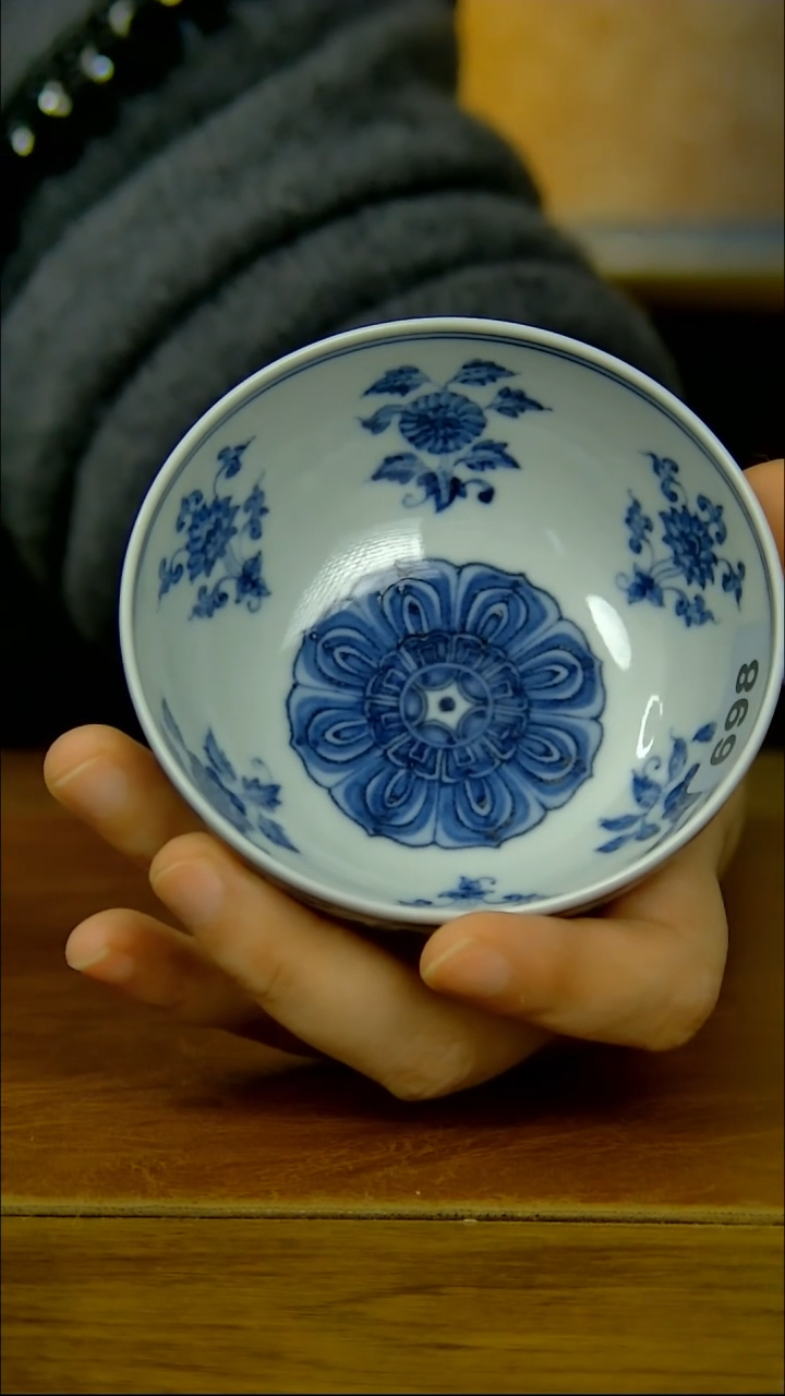 【闪购商品】十二花卉普洱杯（柴窑）