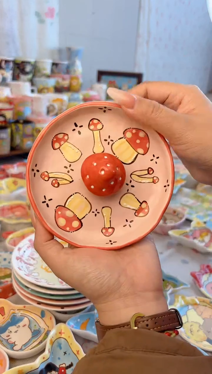 摆件陶景德镇陶瓷手绘微瑕