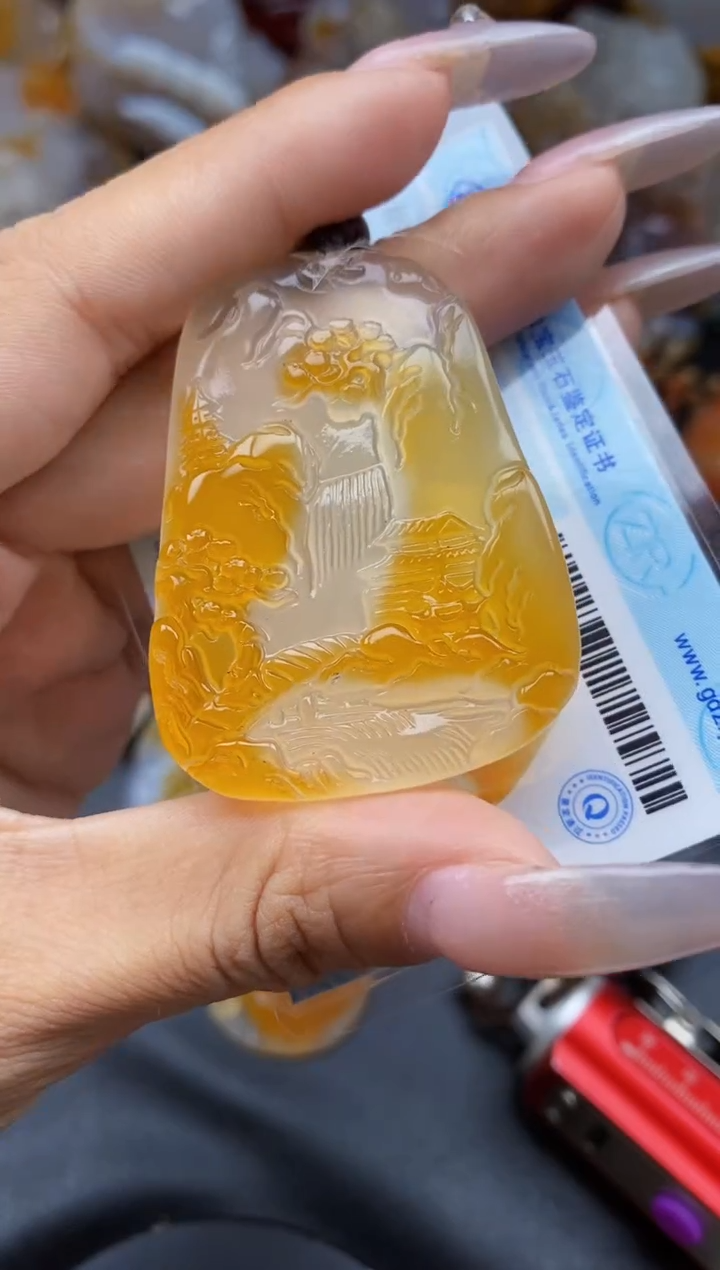 【闪购商品】玛瑙/玉髓颈饰未镶嵌ll