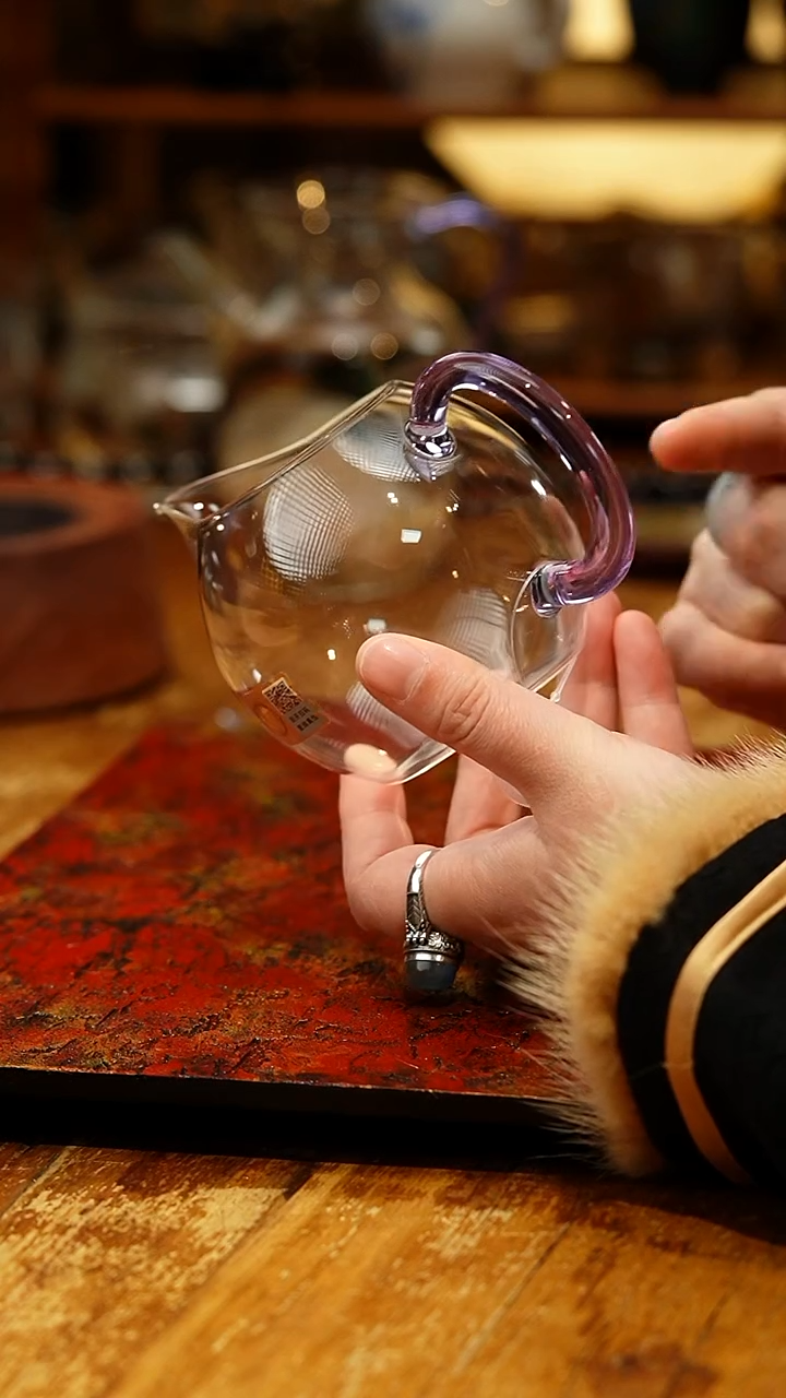 【闪购商品】禾器/晶彩畅然茶海/浅紫/定制版