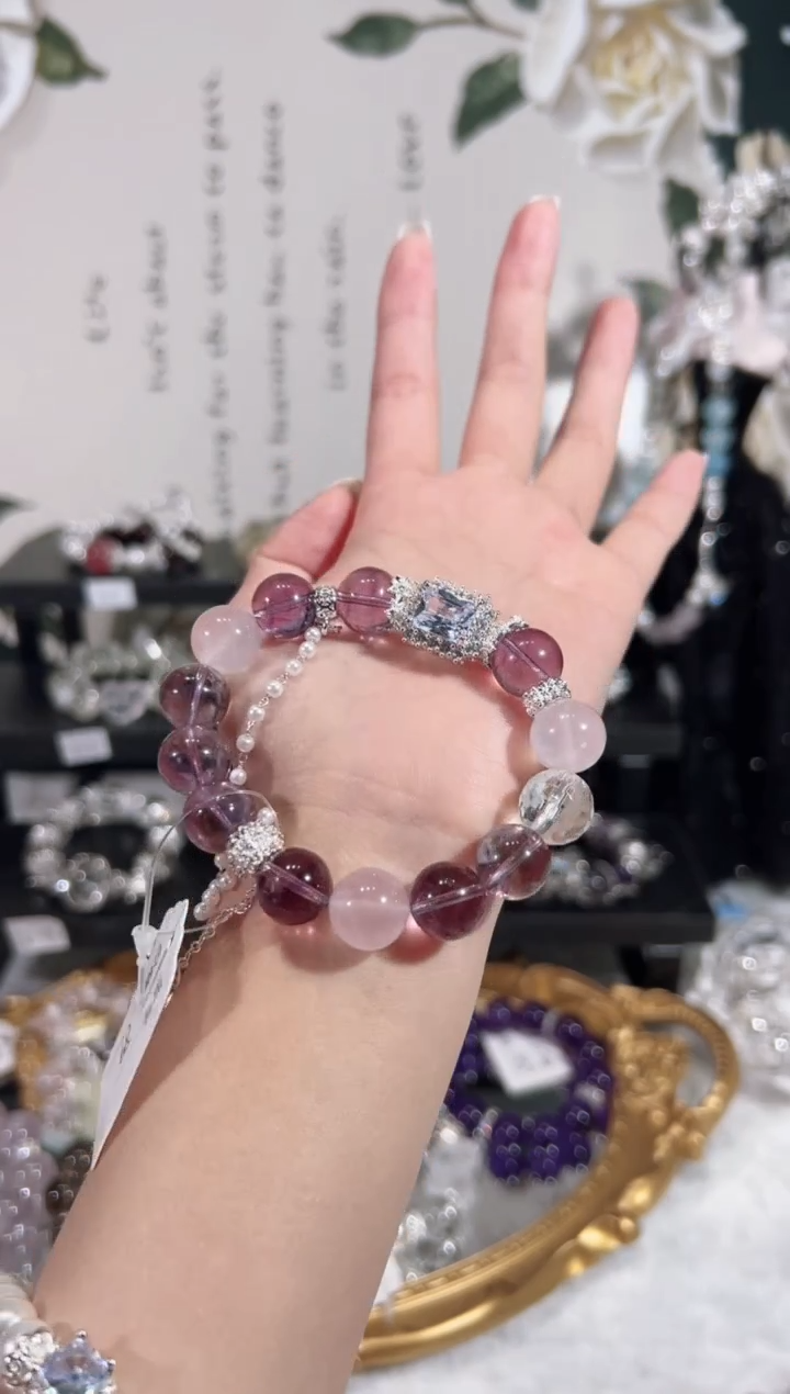 【闪购商品】水晶手链未镶嵌天然水晶多样性发货发起一