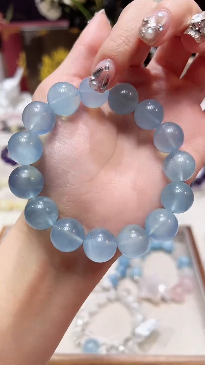 【闪购商品】海蓝宝石手链未镶嵌多样性发货发其一颜色微差【拍四单】