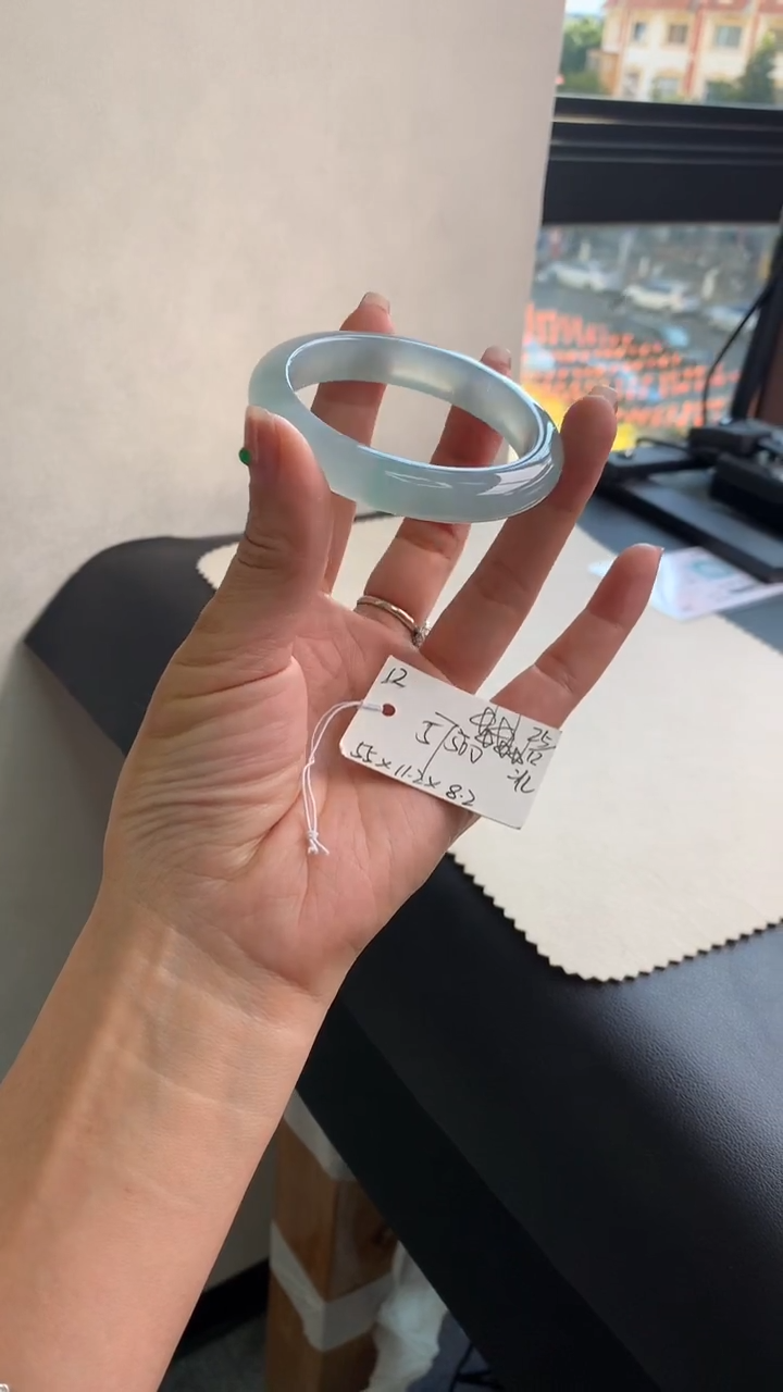 未镶嵌手镯翡翠翡翠手镯 下单联系小耳机#12 圈口55