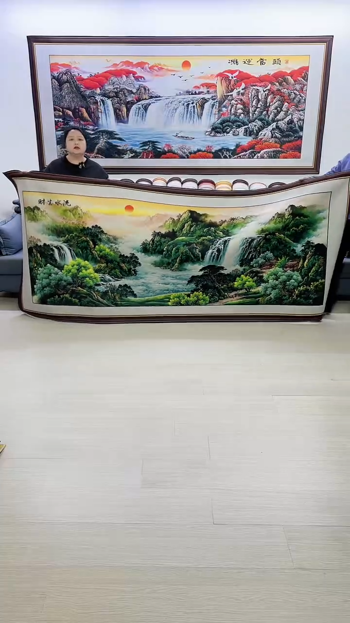 横款流水生财120*280