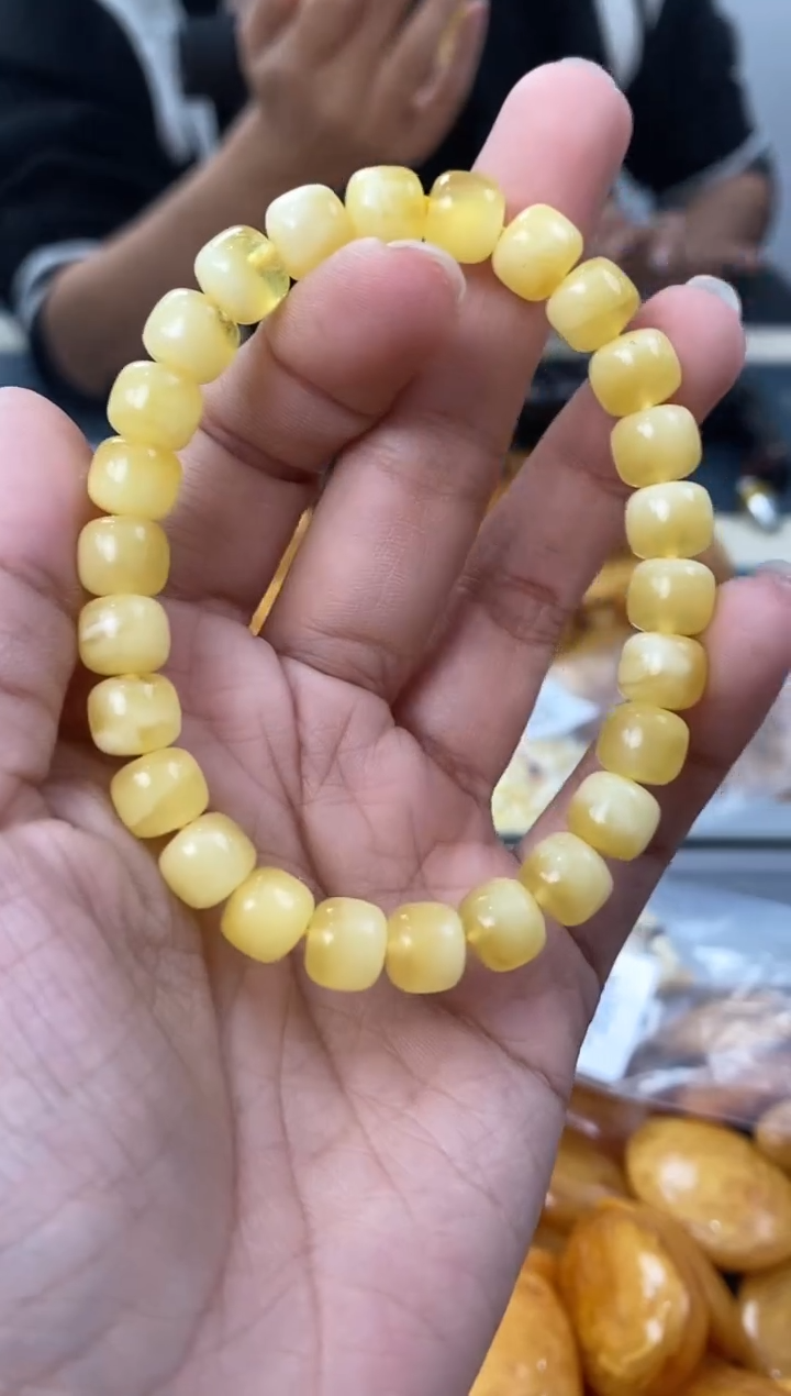 【闪购商品】琥珀裸石未镶嵌天然琥珀蜜蜡手串