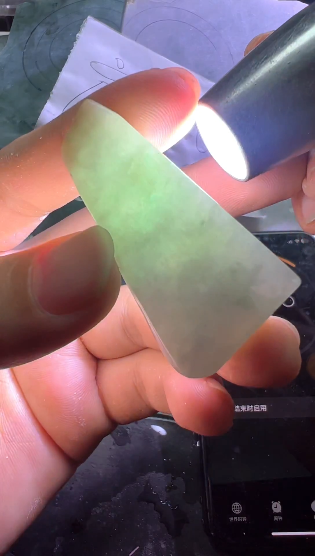 未镶嵌挂件翡翠天然缅甸翡翠A货