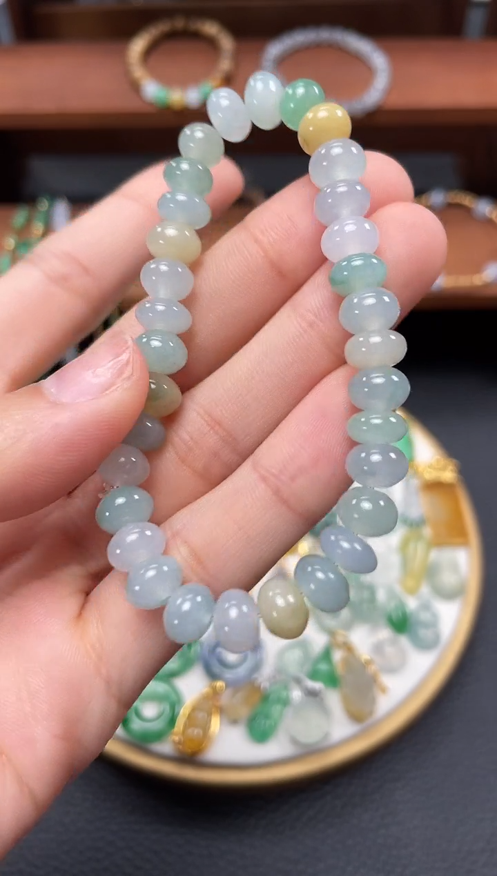 【闪购商品】翡翠套链未镶嵌一个   JK107