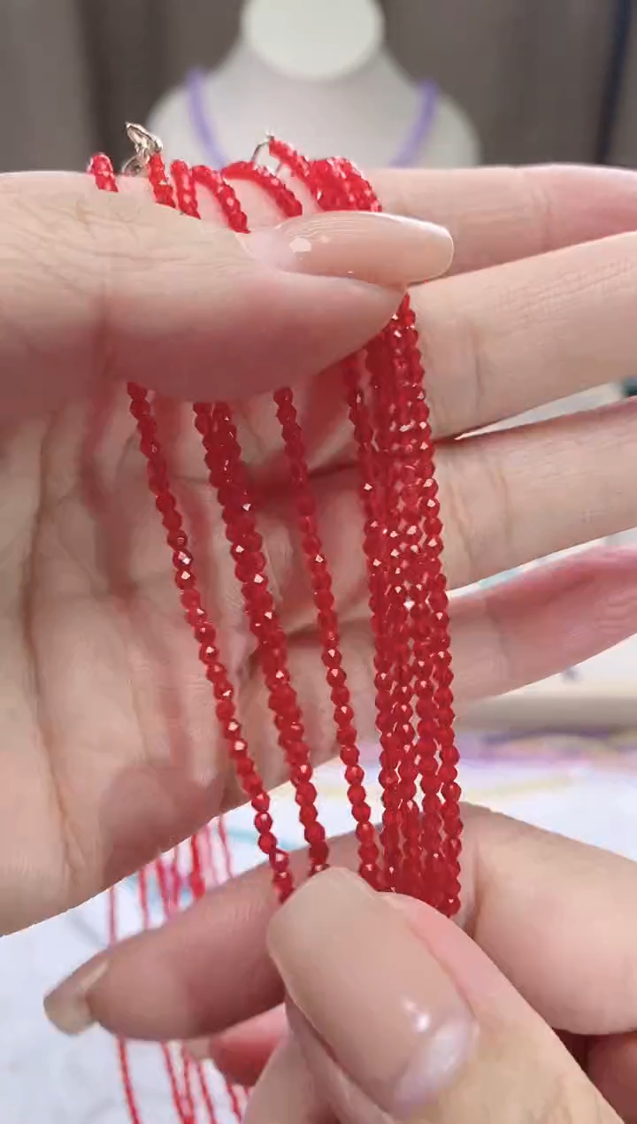 【闪购商品】尖晶石颈饰14K金镶嵌诗颜珠宝甄选SYZB64