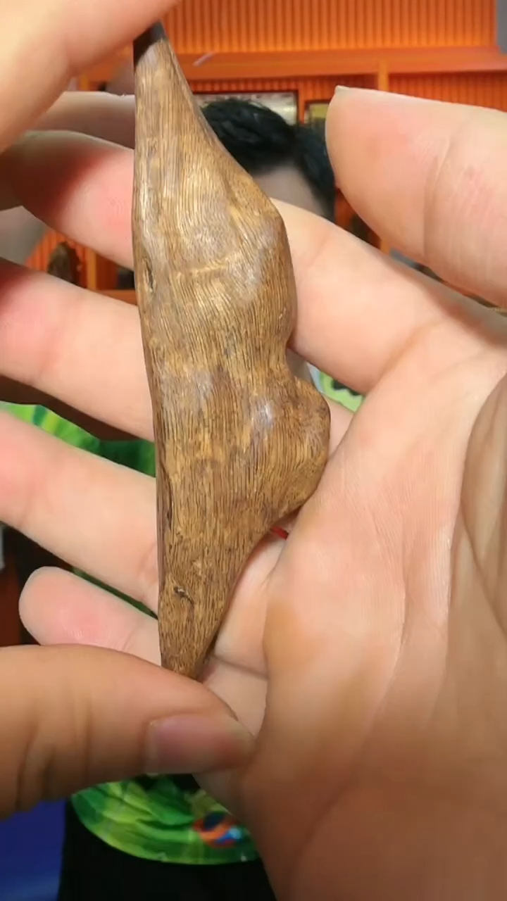 沉香手把件4号虎斑棋14g+多样性发一