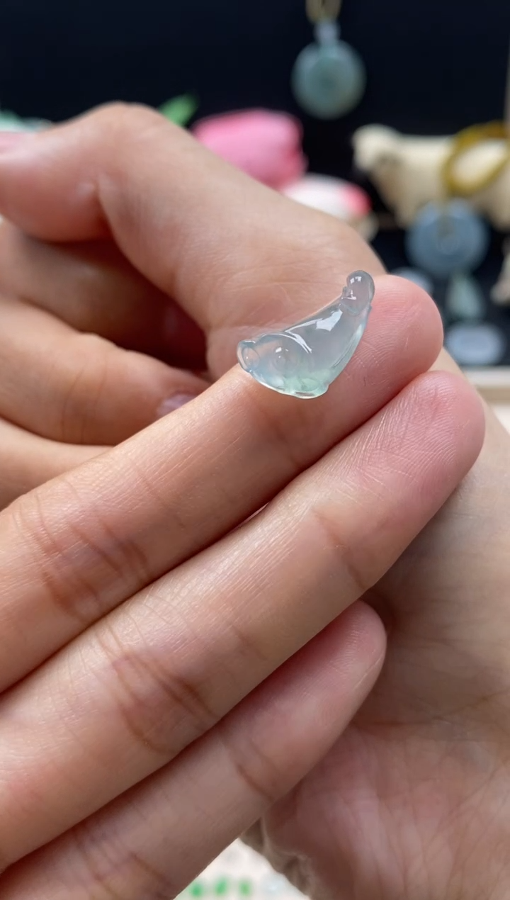 【闪购商品】翡翠颈饰未镶嵌翡翠冰晴莲蓬