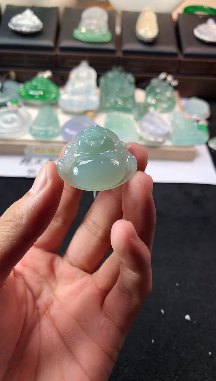 未镶嵌定制翡翠翎  S毛货不退不换