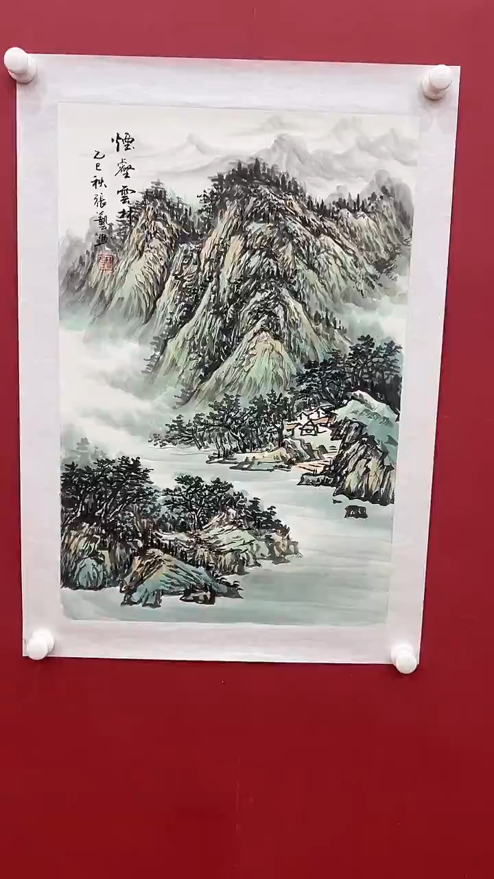 国画张Y-2.7P-烟壑云林