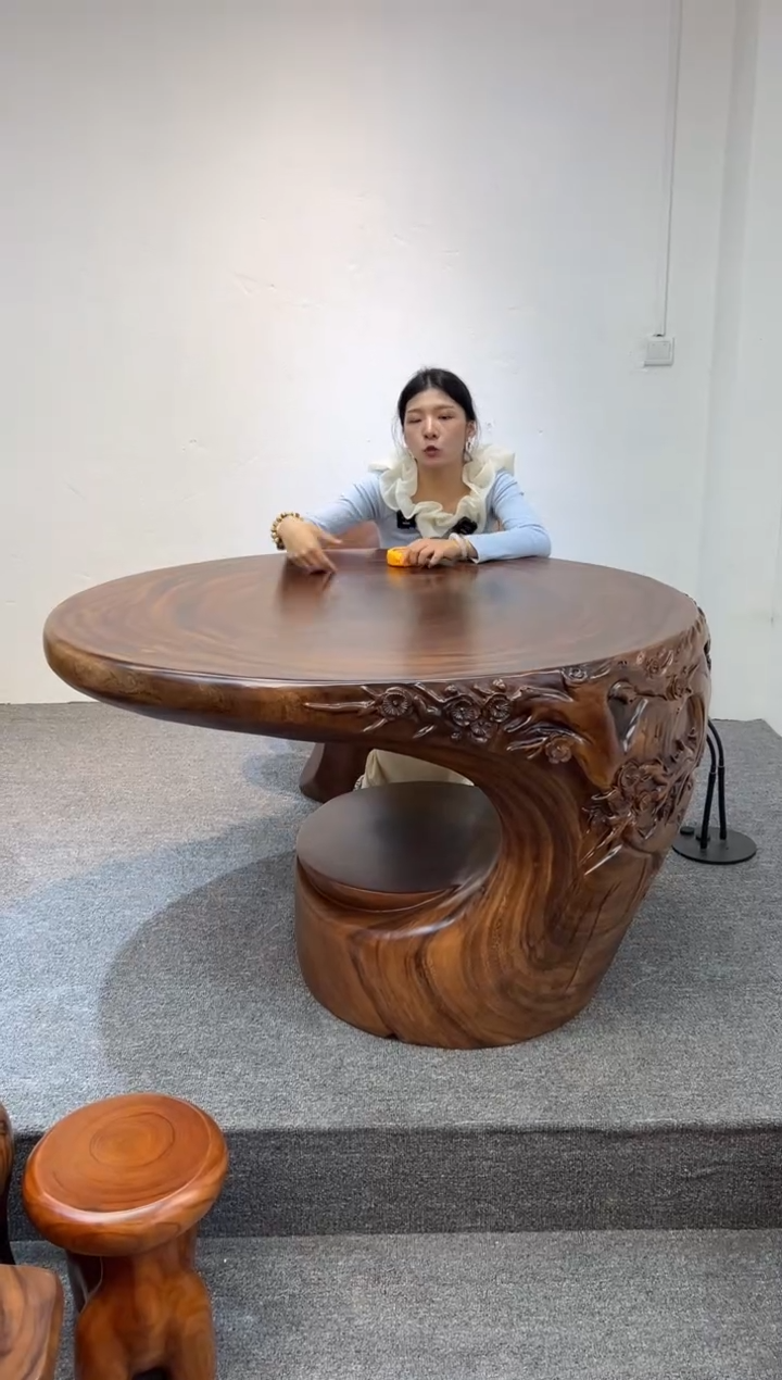 木胡桃木创意茶桌