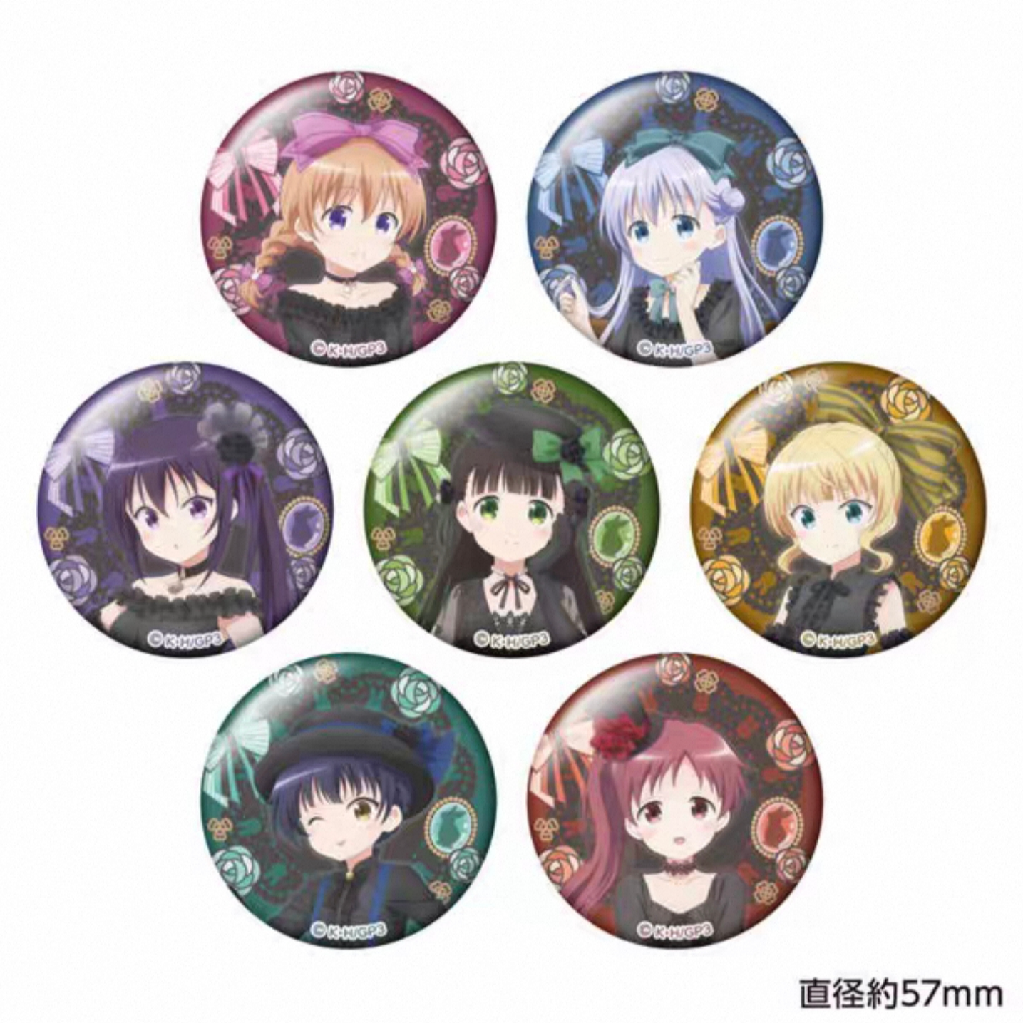 【点兔吧唧/默认厂瑕】 请问你要来点兔子吗GIGO礼服正比徽章（代拆）