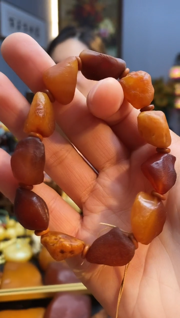 手串琥珀未镶嵌 手串