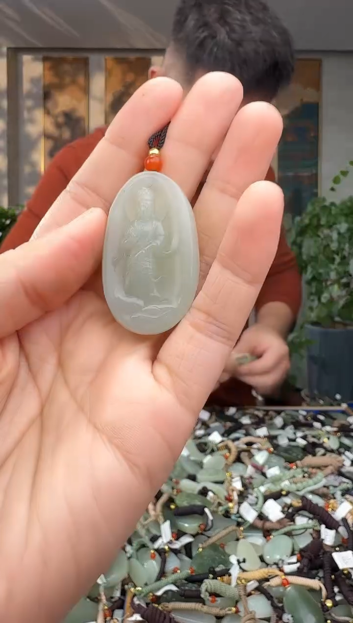 未镶嵌和田玉挂件拍一发一