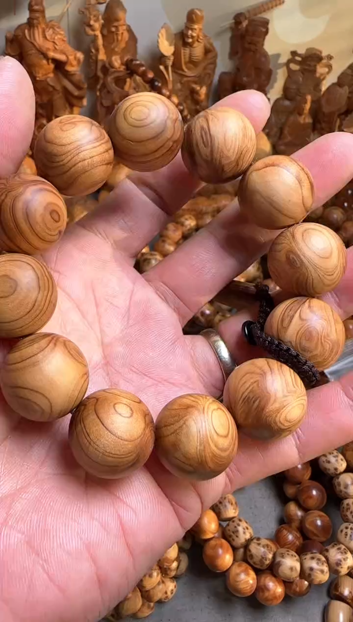 【闪购商品】柏木手串/手链太行崖柏妖孽纹