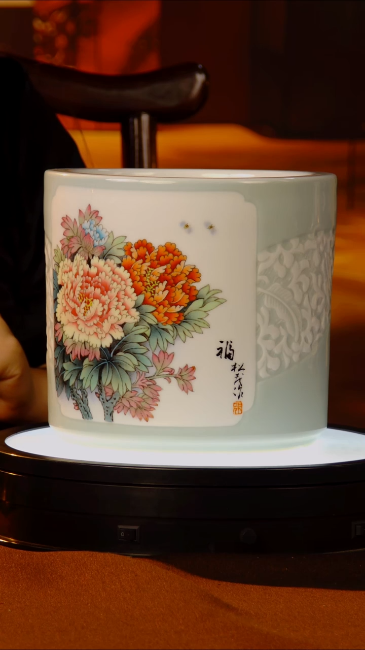 摆件瓷片景德镇陶瓷 摆件x041