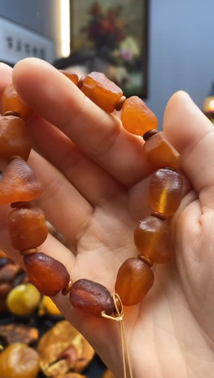 手串琥珀未镶嵌手串