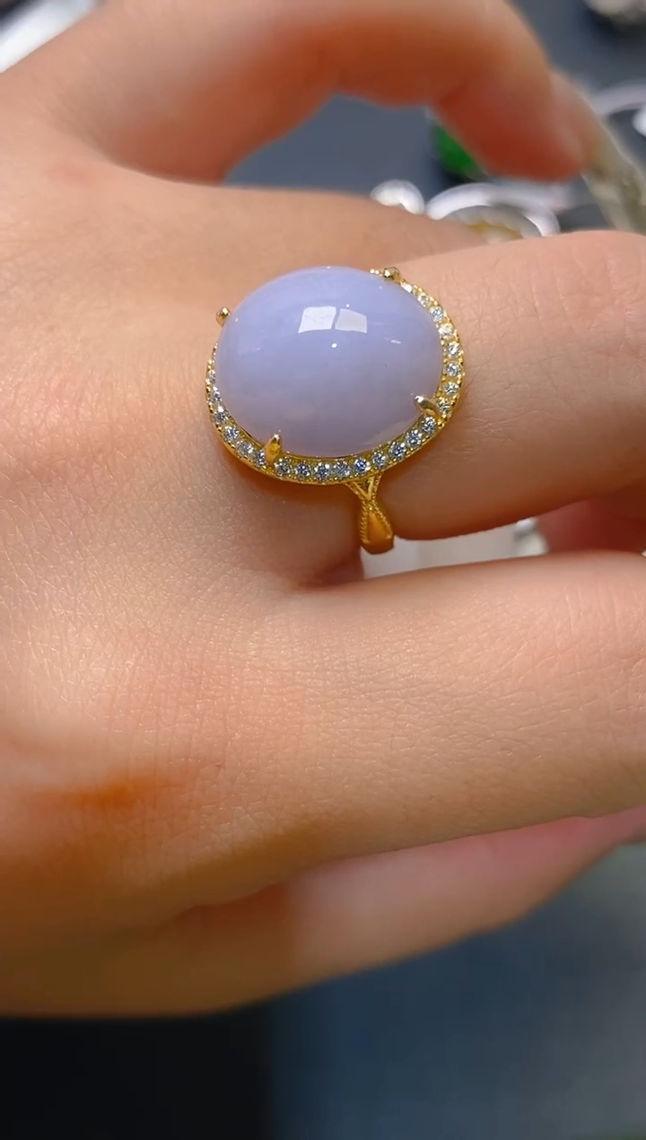 【闪购商品】翡翠耳饰银S925镶嵌天然A货翡翠1