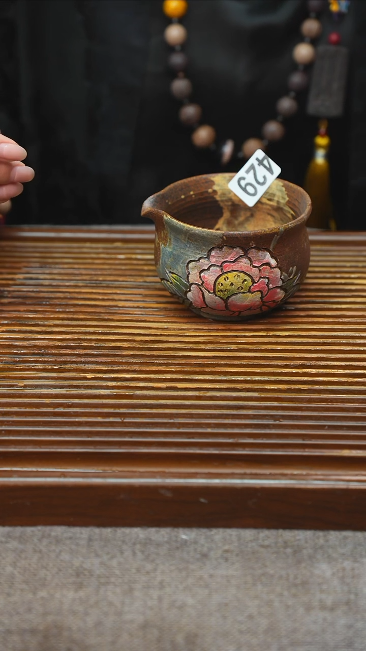 万古烧粗陶手工茶具