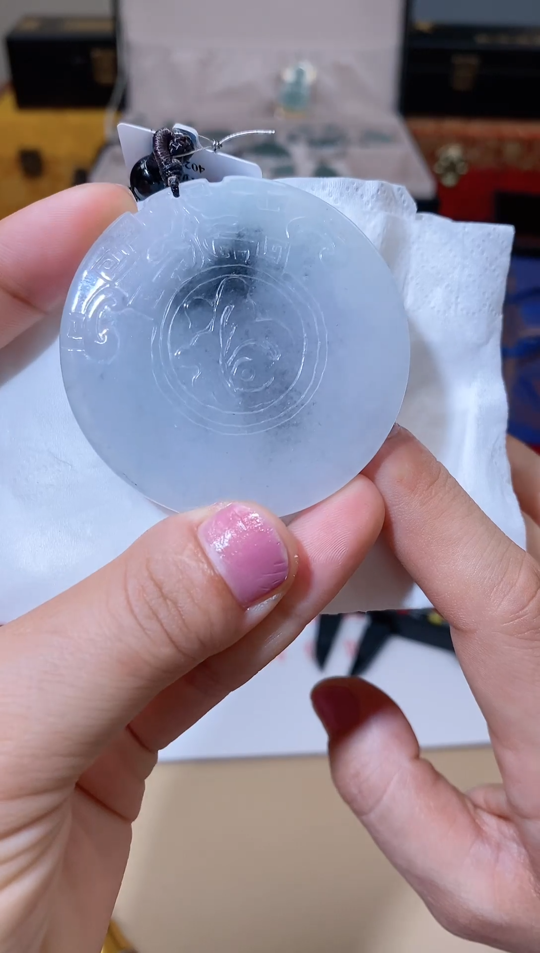 【闪购商品】翡翠颈饰未镶嵌天然A货翡翠