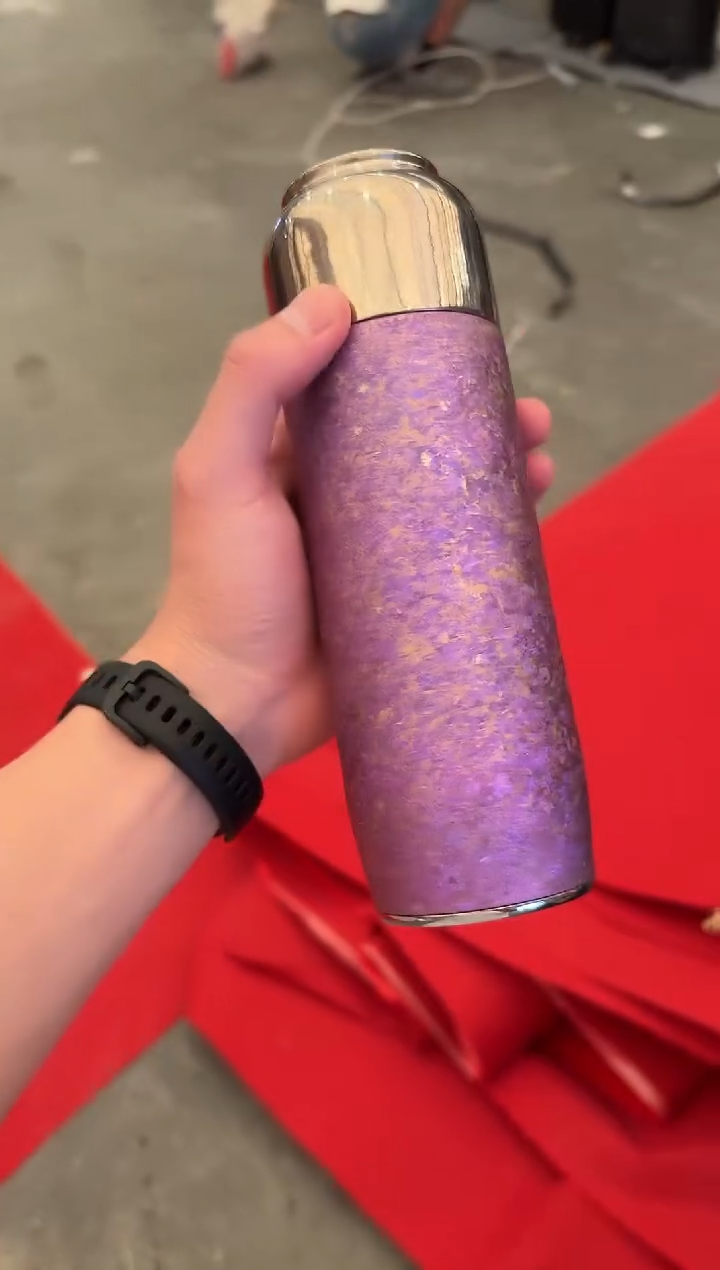 英迪钛业钛杯紫色