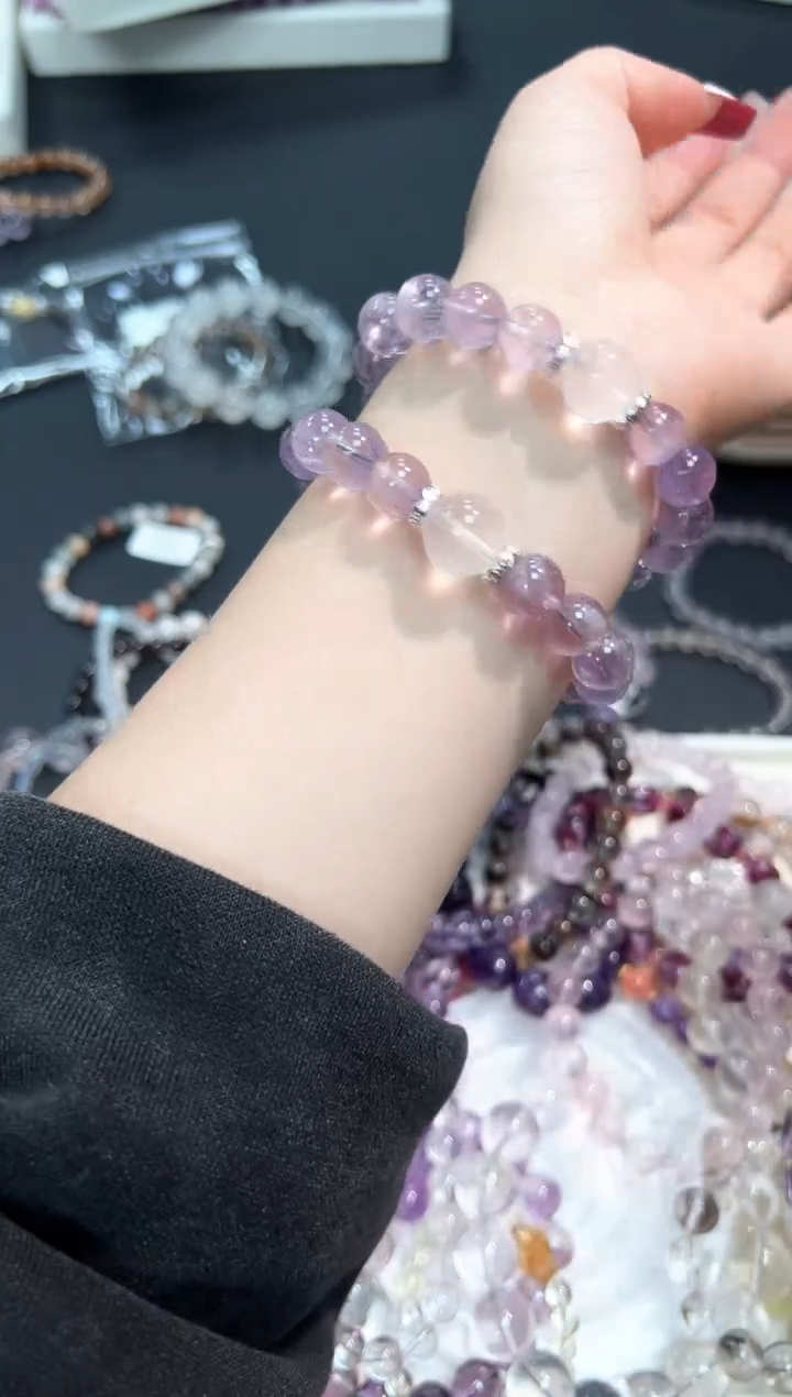 【闪购商品】水晶手串未镶嵌58L多样性发其一/1条默认微瑕