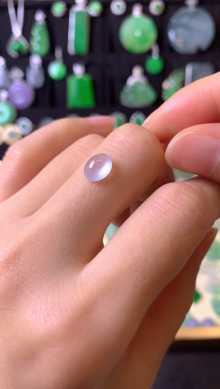 【闪购商品】定制翡翠未镶嵌1裸玉（客户意向镶嵌）