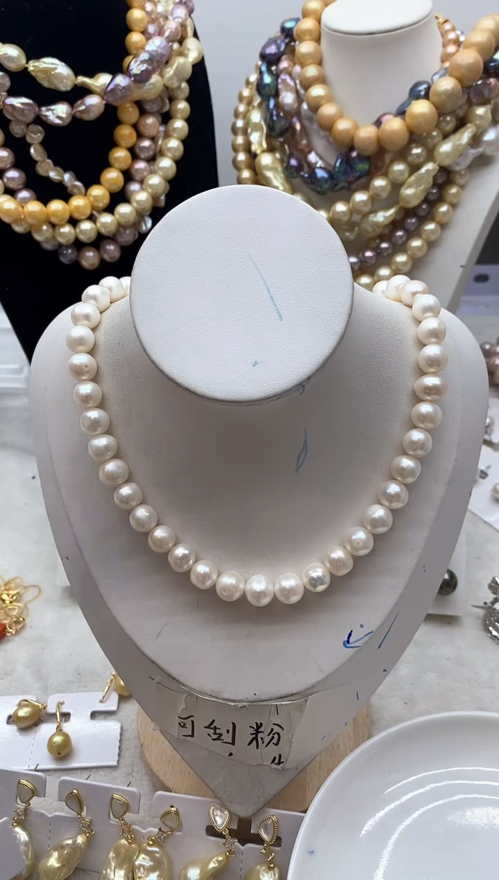 【闪购商品】淡水珍珠颈饰钛钢26