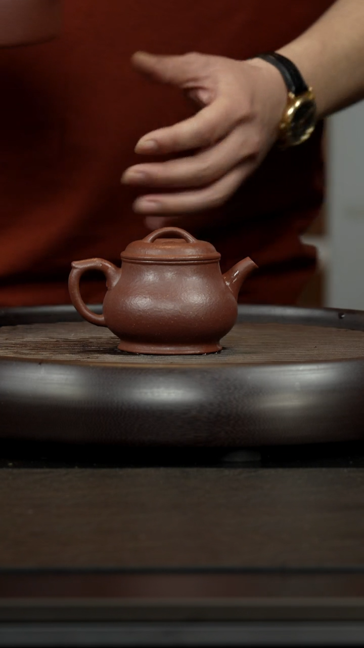 【闪购商品】紫砂茶杯孤品紫砂壶   粗砂 颂金