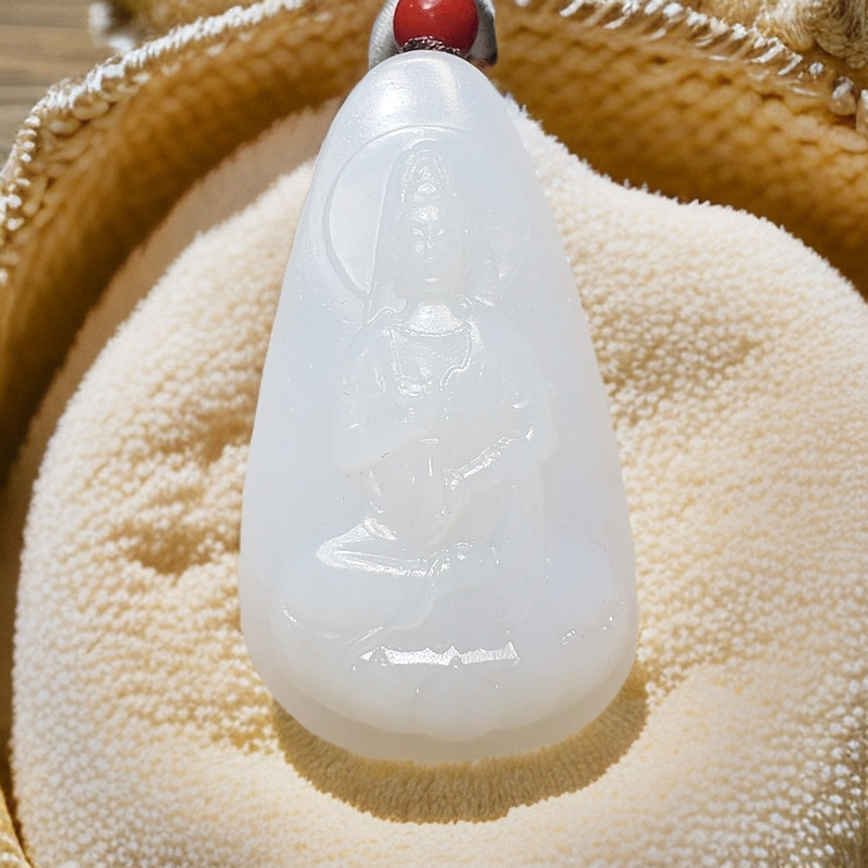 和田玉吊坠(不含链)未镶嵌