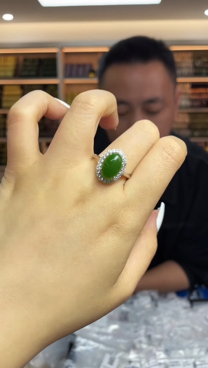 【闪购商品】和田玉`银S925镶嵌多样性发一件