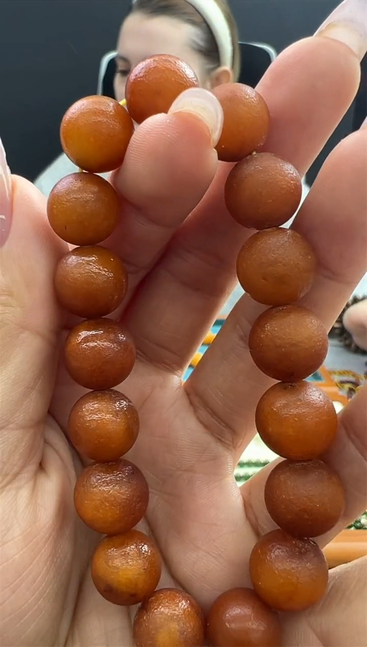 【闪购商品】琥珀手链未镶嵌62秒拍号