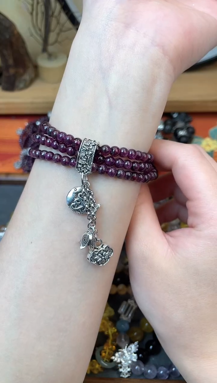 【闪购商品】石榴石手链未镶嵌1283