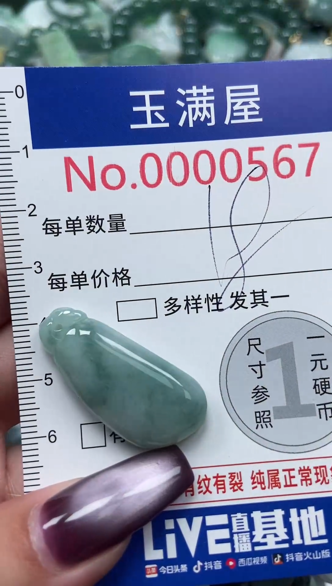 颈饰未镶嵌翡翠567