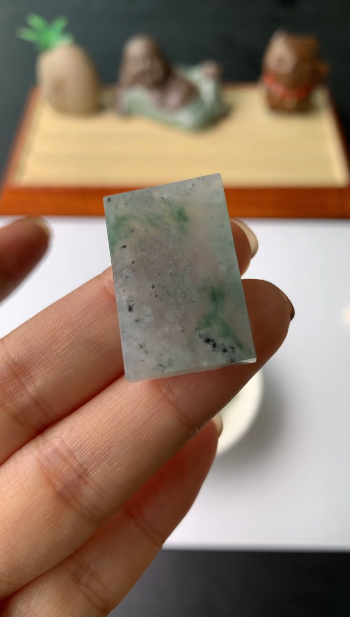 【闪购商品】定制翡翠未镶嵌无事牌-350+35