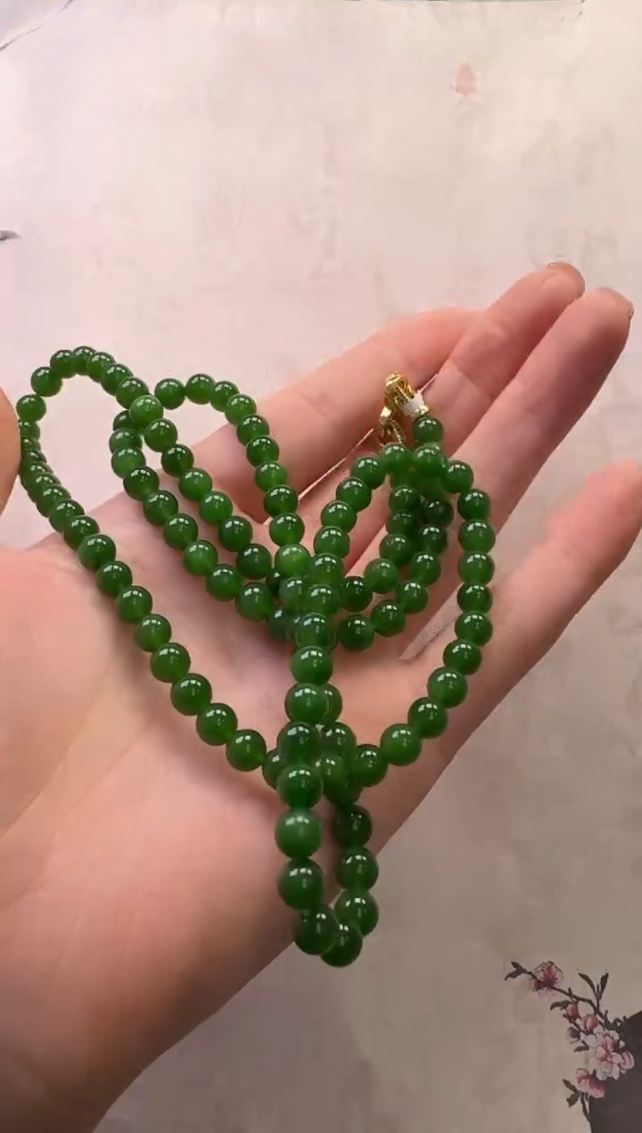【闪购商品】和田玉（碧玉）项链未镶嵌项链