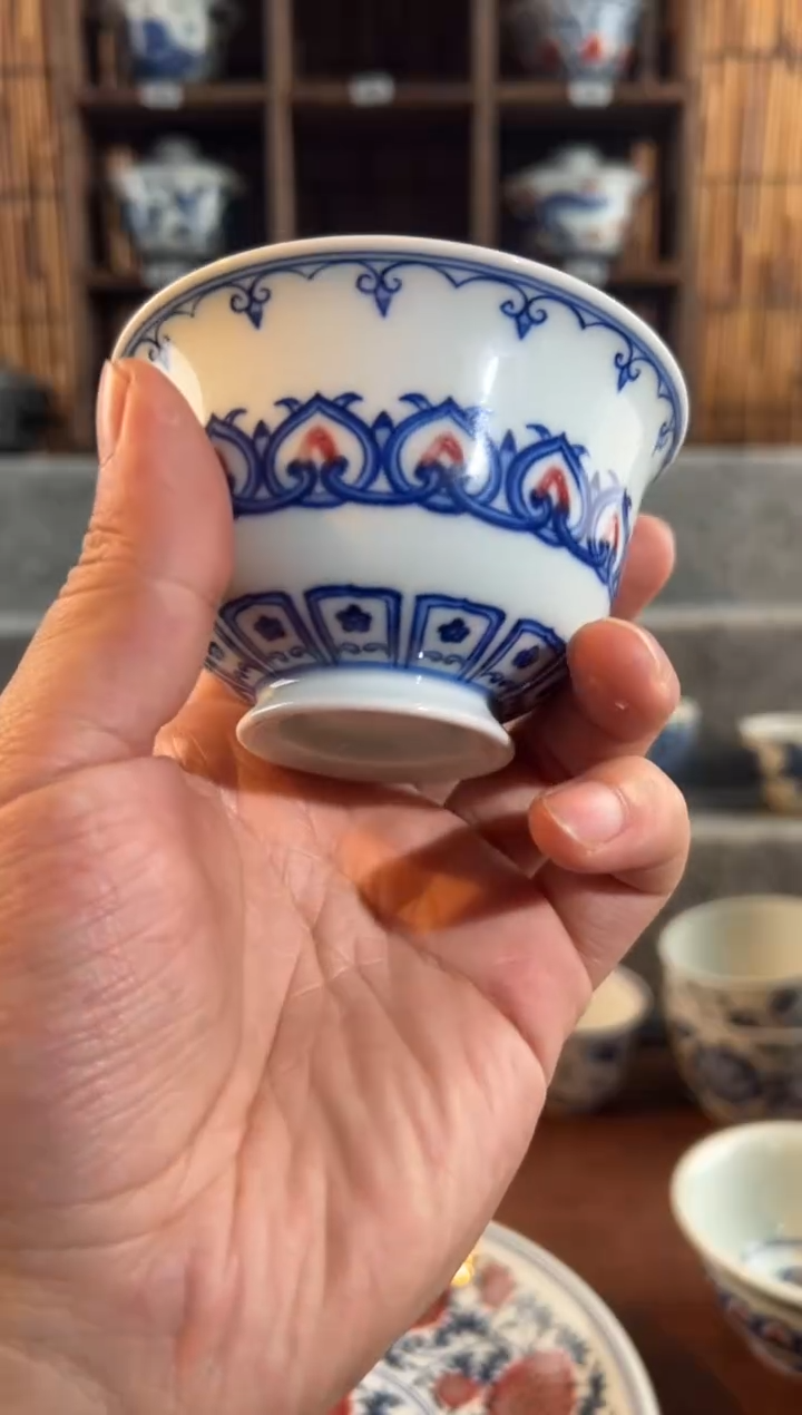 【闪购商品】796天禄言瓷手绘茶器天花板