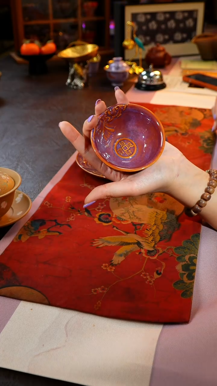 茶杯紫砂【宜景窑系列】杯子