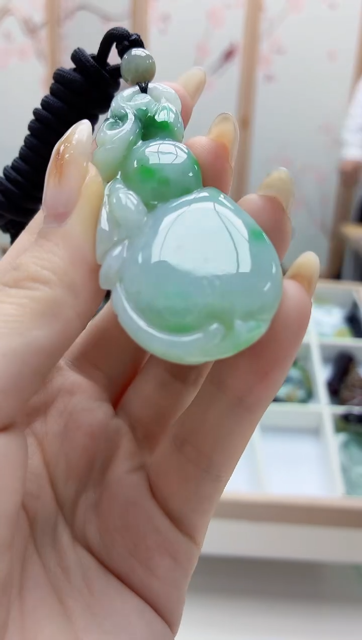 未镶嵌定制翡翠4898jw-毛货挂件19