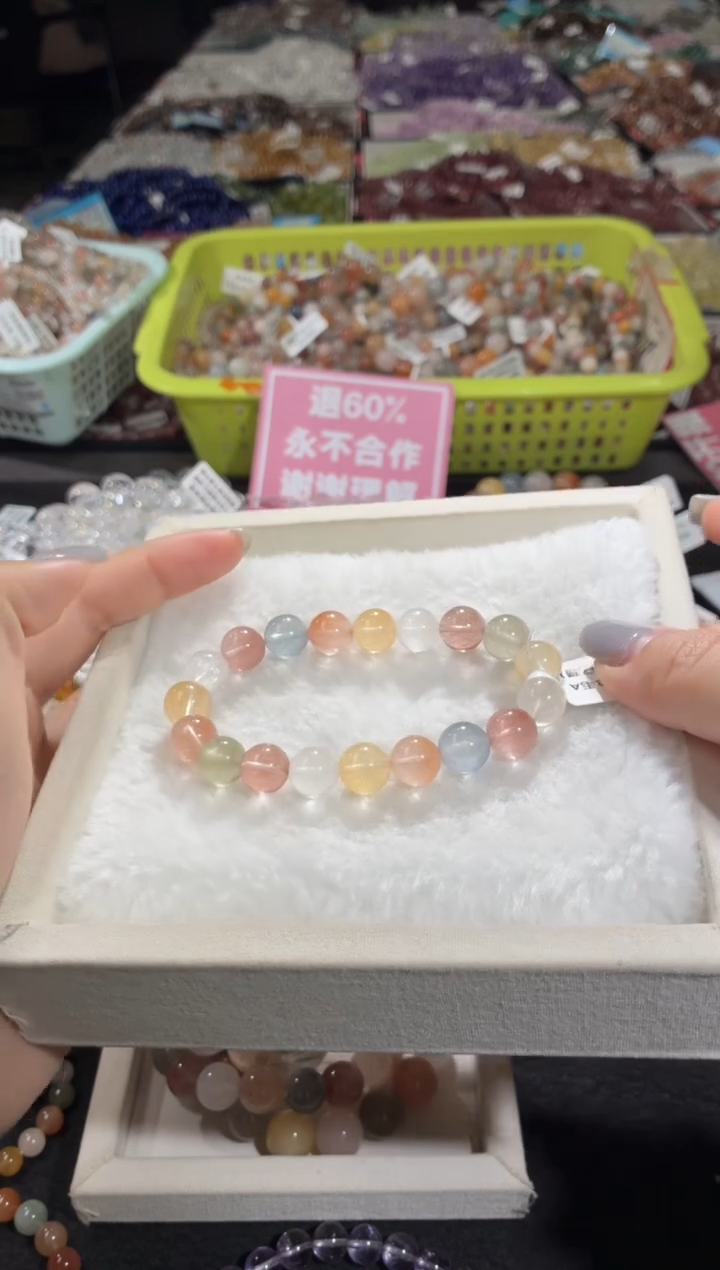 未镶嵌手链水晶140号 多样性发一A  10+