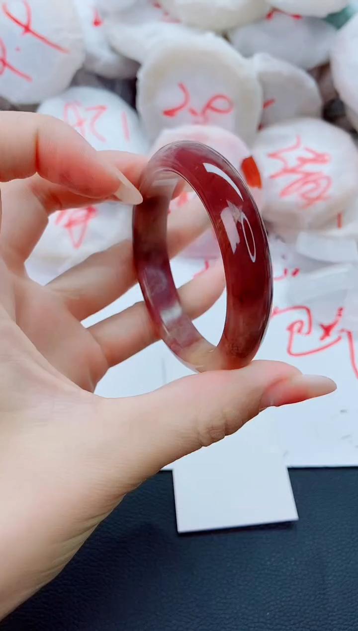 石英质玉手镯未镶嵌J23-53-54