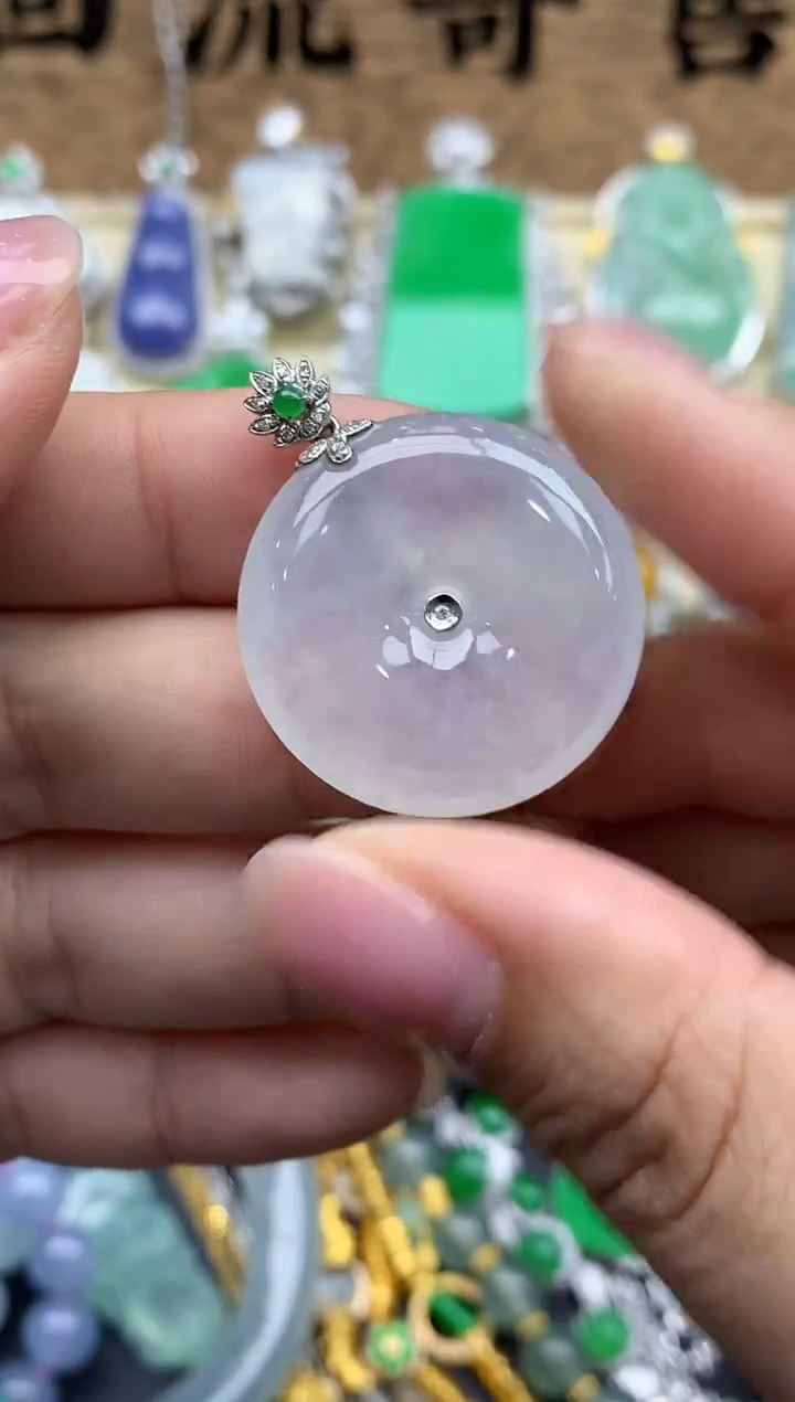 【闪购商品】翡翠颈饰18K金镶嵌474-中国好珍宝