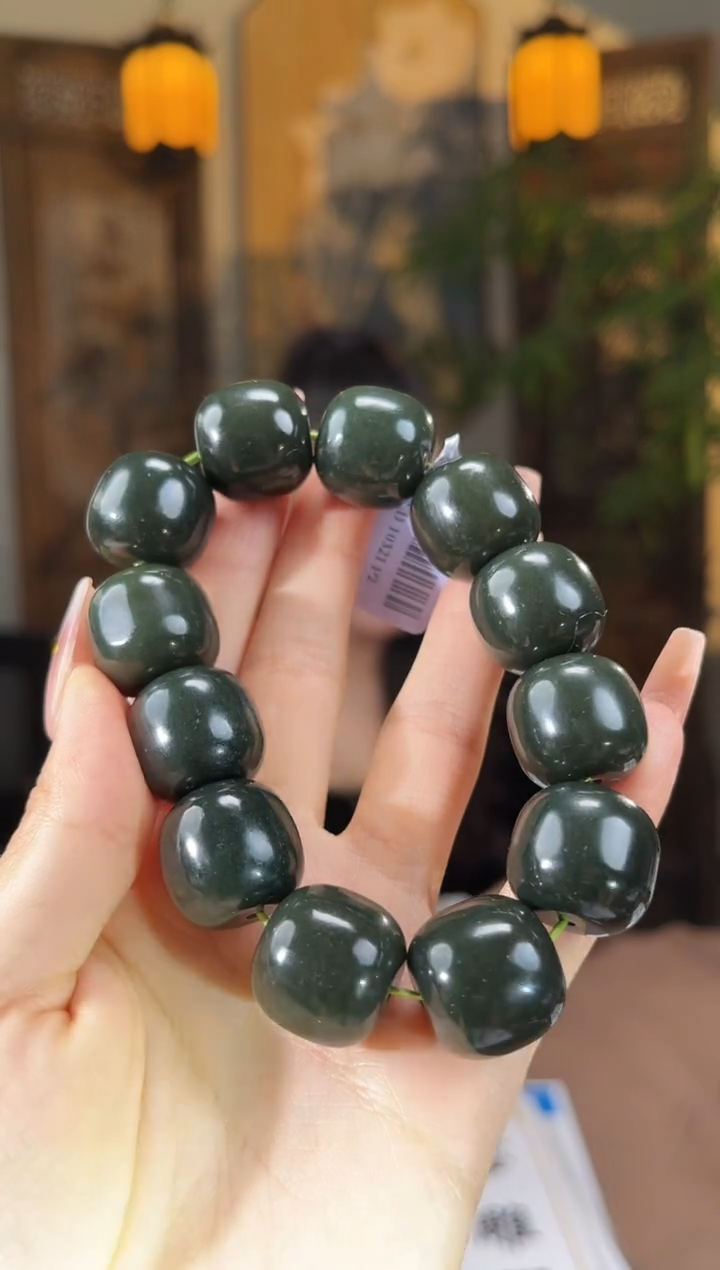 和田玉未镶嵌颈饰S959